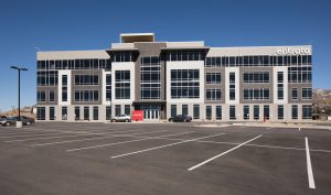 The Entrata building is the first 4-story, tilt-up, class “A” office building in Utah, and one of a few nationally.