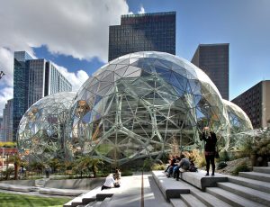 Figure 5. The completed Amazon Spheres. Courtesy of MKA/Michael Dickter.