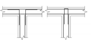 Figure 10. Preferred wall intersection details – double layers of transverse reinforcement.