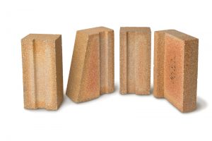 Figure 6. Left to right: centered rebate brick, K brick, offset rebate brick, and L brick.