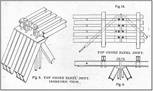 Macdonald’s drawing of top chord joints.