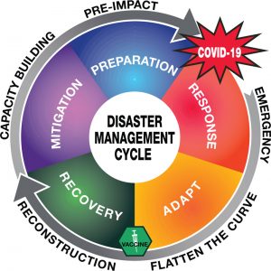 Figure 2. Disaster Management Cycle during COVID-19.