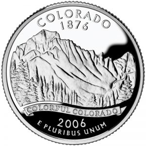 Longs Peak is a prominent mountain in the northern Front Range, located in Rocky Mountain National Park Wilderness, near Estes Park, Colorado. The mountain was named in honor of (once topographer) Stephen Long and is featured on the Colorado state quarter. Courtesy of Wiki Commons.