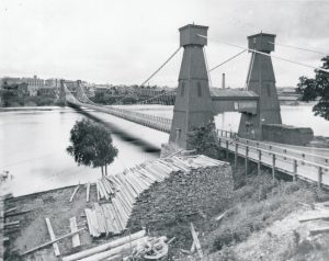 Fr. Hennepin Bridge 1855-1877.
